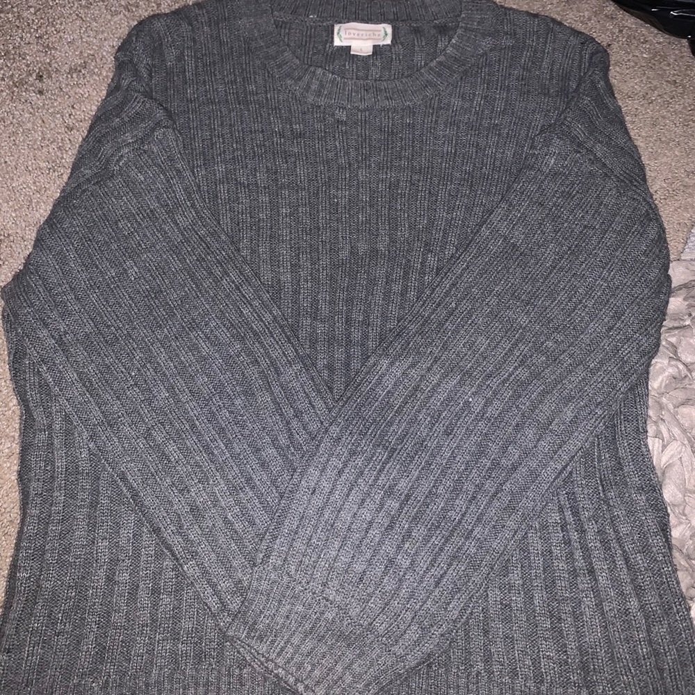 Grey boutique sweater